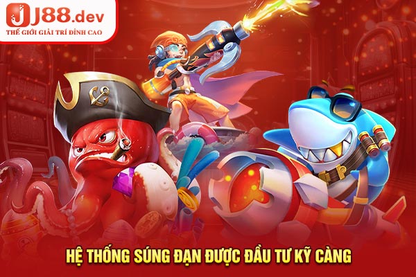 Hệ thống súng đạn được đầu tư kỹ càng Hệ thống súng đạn được đầu tư kỹ càng