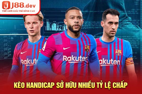 Kèo Handicap sở hữu nhiều tỷ lệ chấp Kèo Handicap sở hữu nhiều tỷ lệ chấp